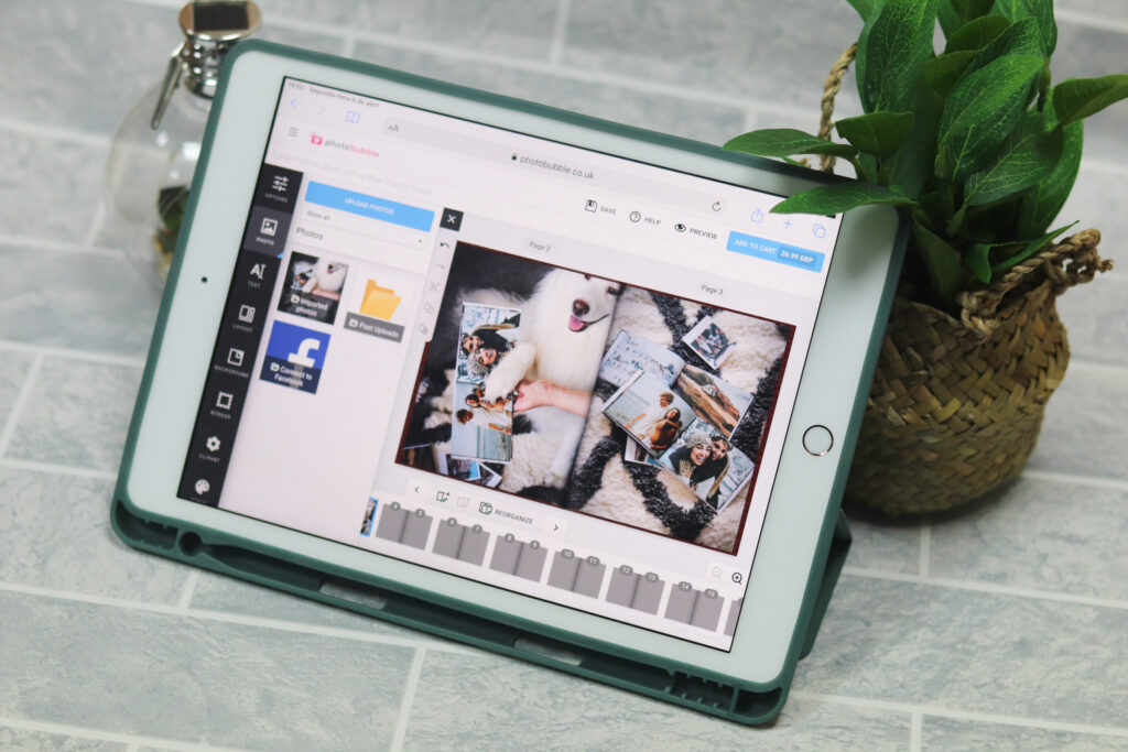 Photobubble Photobook Maker on iPad